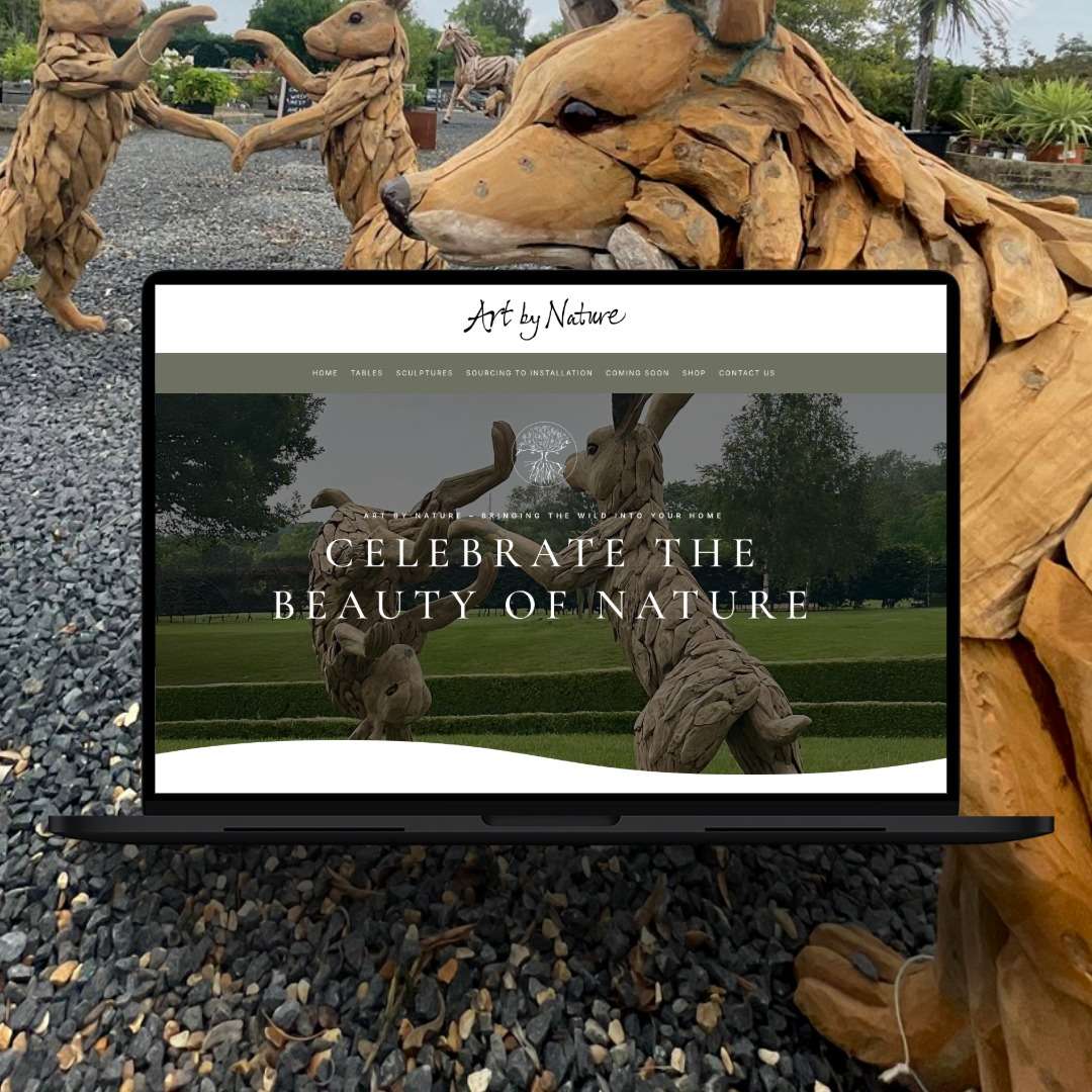 Website Design for Art by Nature